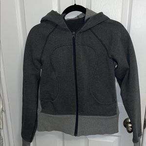 lululemon athletica Charcoal and Heather Gray Zip Hoodie